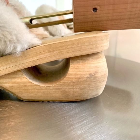 Vintage SKECHERS chunky platform mules 90s y2k clogs bratz fuzzy womens 9 - Picture 4 of 11